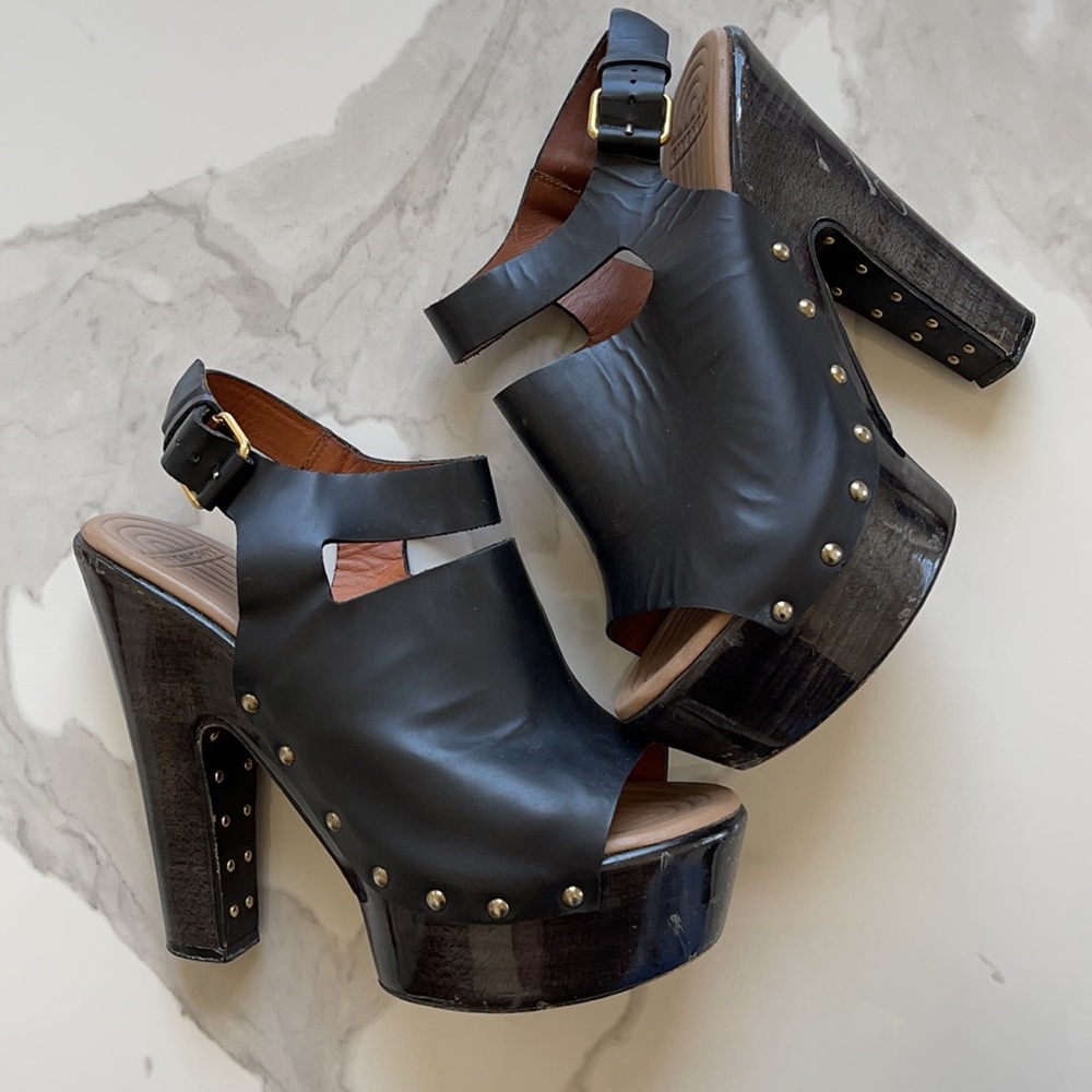 Givenchy Studded Heels, Black, 38 W